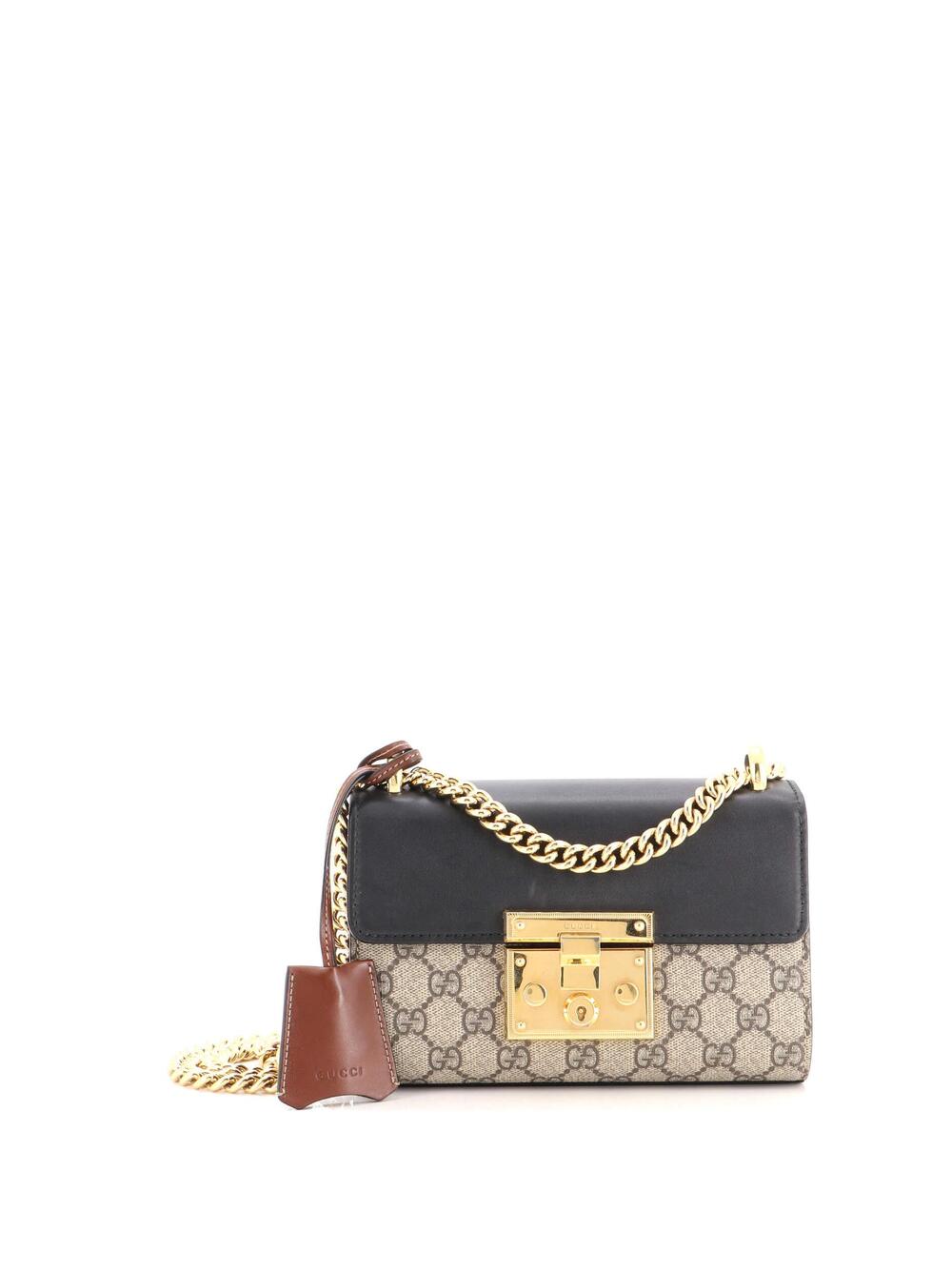 Gucci Padlock Shoulder Bag Gg Coated #306706G11B